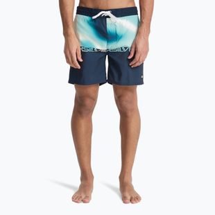 Pantaloncini da bagno uomo Quiksilver Everyday Half Jam 16" dark navy wordblock