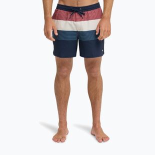 Pantaloncini da bagno uomo Quiksilver Stretch Scallop Volley 16" dark navy tijuana
