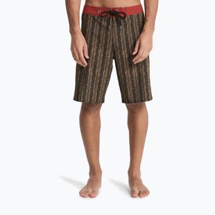 Pantaloncini da bagno uomo Quiksilver Surfsilk Straight 20" Black Horizons