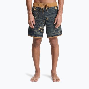 Pantaloncini da bagno uomo Quiksilver Surfsilk Scallop 18" black sundown