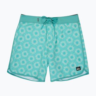 Pantaloncini da bagno uomo Quiksilver Surfsilk Scallop 18" Aqua Ocean Mayhem