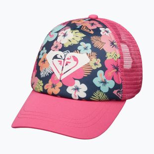 Cappellino con visiera per bambini ROXY Sweet Emotions mood indigo morning flowers tw