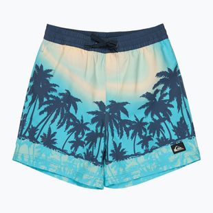 Pantaloncini da bagno bambino Quiksilver Everyday Printed Volley 14" aqua thermotropics