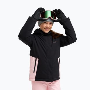 Giacca da snowboard per bambini ROXY Snowflare true black