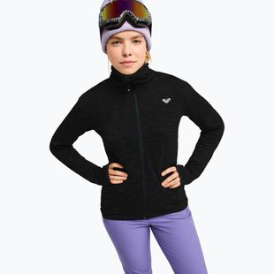 Pile donna ROXY Snowstride Full Zip true black