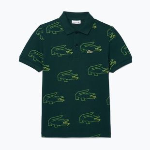Polo Lacoste da bambino PJ5663 sinople-multico