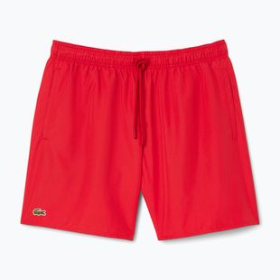 Pantaloncini da bagno Lacoste da uomo MH9088 rosso/verde