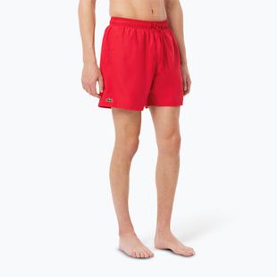 Pantaloncini da bagno Lacoste da uomo MH9088 rosso/verde