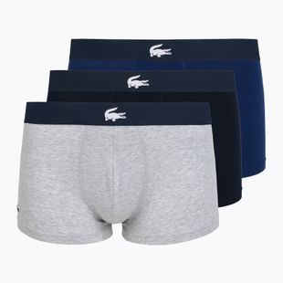 Lacoste boxer uomo 5H1291 confezione da 3 pezzi blu navy/bianco/argento ch