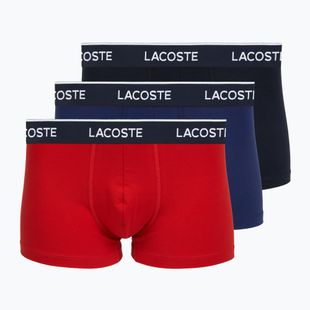 Boxer uomo Lacoste 5H1300 3 paia navy blue/red/methylene