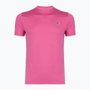 Maglia da tennis uomo Lacoste TH0004 fuchsia pink