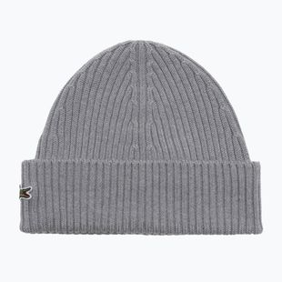 Berretto invernale da uomo Lacoste RB0001 silver chine