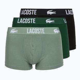 Boxer da uomo Lacoste 5H2393 3 pack lichen/green/black