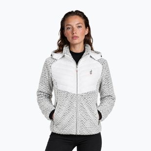 Giacca ibrida donna Aulp Clem Hooded Hybrid white 1