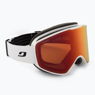 Occhiali da sci Julbo Cyclon Spectron bianco/rosso flash