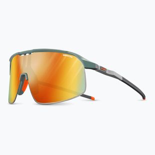 Occhiali da sole Julbo Density Reactiv 1-3 Light Amplifier verde oliva/grigio/rosso multistrato