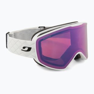 Occhiali da sci Julbo Cyclon Spectron Glare Control bianco/rosa flash