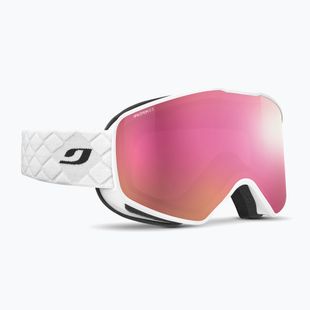 Occhiali da sci Julbo Cyclon Spectron Glare Control bianco/rosa flash
