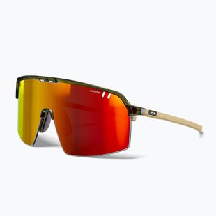 Occhiali da sole Julbo Intensity Reactiv Light Amplifier shiny translucent army green/matt beige