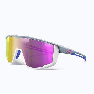 Occhiali da sole Julbo Fury Spectron opaco grigio scuro/grigio/blu/rosa multistrato