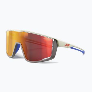 Occhiali da sole Julbo Fury Spectron opachi marrone chiaro/marrone/blu/rosso multistrato