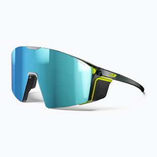 Occhiali da sole Julbo Edge Cover Polarized HD matte fluorescent yellow/shiny transparent black