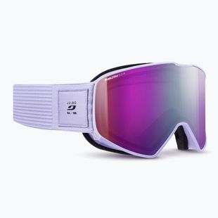 Maschera da sci Julbo Cyrius-X Reactiv High Contrast light purple/flash purple