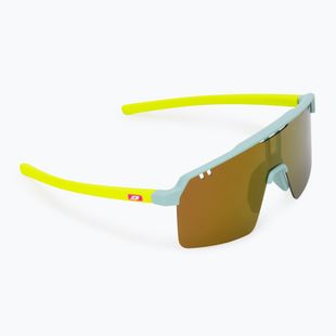 Occhiali da sole per bambini Julbo Intensity Junior Spectron blue pastel matt/ neon yellow matt