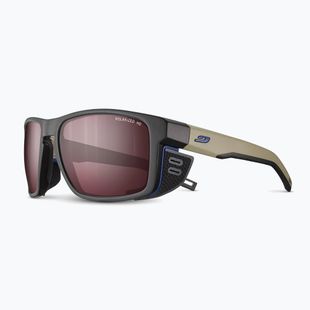 Occhiali da sole Julbo Shield Polar HD shiny translu black/brown