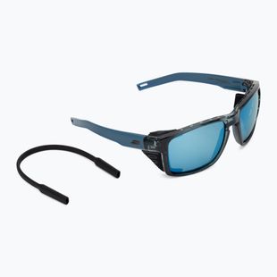 Occhiali da sole Julbo Shield Polar HD shiny translu blue/blue