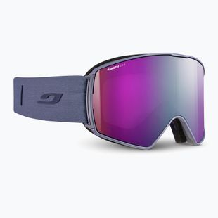 Maschera da sci Julbo Launcher Reactiv High Contrast dark blue/flash purple