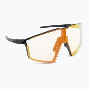 Occhiali da sole Julbo Edge Reactiv 1-3 Light Amplifier mat nero/iridescente ir5/rosso multistrato