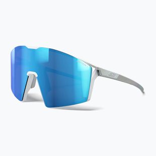 Occhiali da sole Julbo Edge Spectron argento lucido/bianco/multilayer blu
