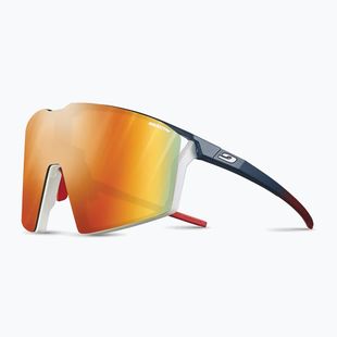 Occhiali da sole Julbo Edge Reactiv 1-3 Light Amplifier mat blu/bianco/rosso/rosso multistrato