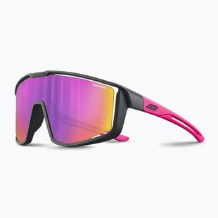 Occhiali da sole per bambini Julbo Fury S Spectron nero opaco/rosa/rosa flash