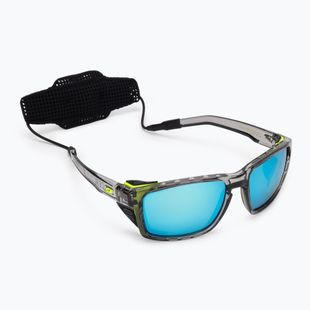 Occhiali da sole Julbo Shield Polar 4 Hd nero/giallo fluo/capsule ocean master