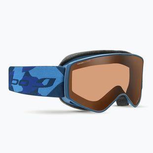 Maschera da sci per bambini Julbo Atome Chromakids blue/brown