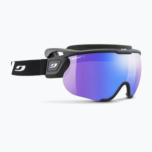 Occhiali da sci Julbo Sniper Evo L Reactiv High Contrast nero/nero/blu flash