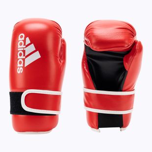 Guantoni da boxe adidas Point Fight Adikbpf100 rosso e bianco ADIKBPF100