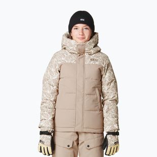 Giacca da sci per bambini Picture Olyvera textury print / roebuck