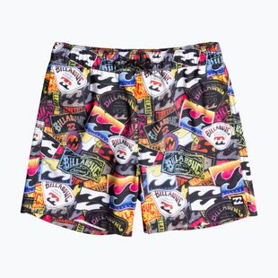 Pantaloncini da bagno Billabong Sundays per bambini multicolore