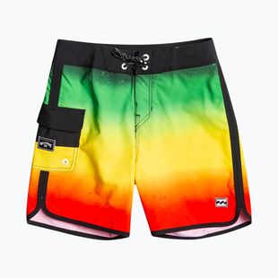 Billabong 73 Fade Pro pantaloncini da bagno rasta per bambini