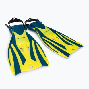 Pinne da snorkeling Aqualung Fizz yellow/pert