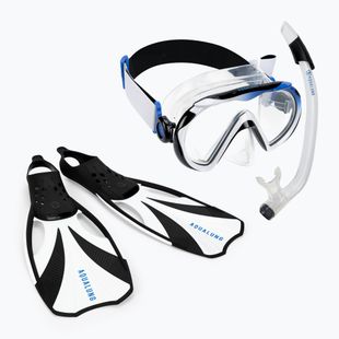 Aqualung Compass Snorkelling Set nero/bianco