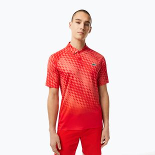 Polo Lacoste tennis uomo DH5177 corrida/watermelon watermelon