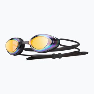Occhiali da nuoto TYR Blackhawk Racing Mirrored oro/metallo arcobaleno/nero