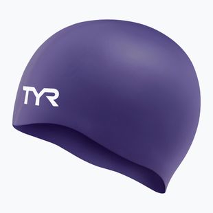 Cuffia TYR senza rughe in silicone viola