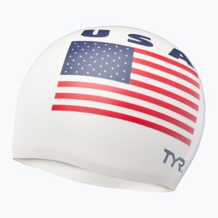 TYR USA Cuffia in silicone bianca