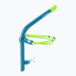 TYR Ultralite Snorkel Elite tubo da bagno blu/giallo