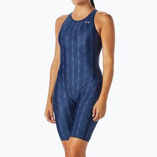 Costume da bagno intero donna TYR Fusion 2 Aerofit Shortjohn navy